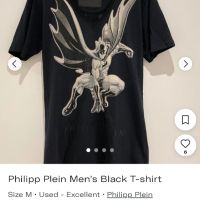 Philipp Plein мъжка тениска, S размер, Батман/Batman, снимка 2 - Тениски - 45237010