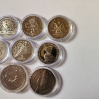 Лот 21 броя по 1, 2 и 5 лева възпоменателни монети България, снимка 4 - Нумизматика и бонистика - 45708573