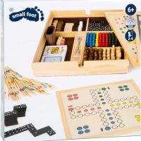 Колекция от игри Small Foot 11753, с 7 класически настолни игри в солидна дървена кутия, снимка 1 - Настолни игри - 45360191