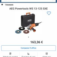 AEG WS 13-125 SXEK - Електрически ъглошлайф комплект!, снимка 12 - Други инструменти - 45256447