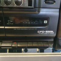 Радиокасетофон SONY CFD-555L Две касети, радио и диск. В отлично техническо състояние. В добър външе, снимка 11 - Аудиосистеми - 44956663
