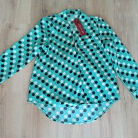 Блуза в синьо-зелено, нова, XS, снимка 1 - Ризи - 45605434