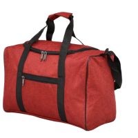 Пътна чанта за Ръчен багаж 40 х 28 х 20 см – Тъмно Синя/ Черна / Червена, снимка 2 - Куфари - 40852687