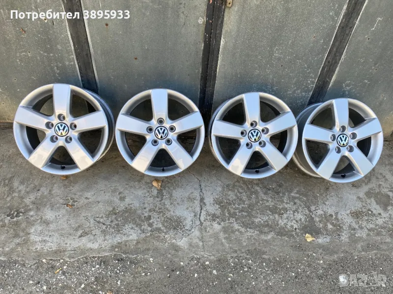 Оригинални джанти за VW Caddy, Golf V VI VII , Jetta, Touran, Audi, Skoda Голф 5,6,7 Кади, Тауран, , снимка 1