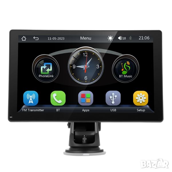 Auto Car Radio Bluetooth GPS навигация FM AUX Автомобилен мултимедиен плейър
, снимка 1