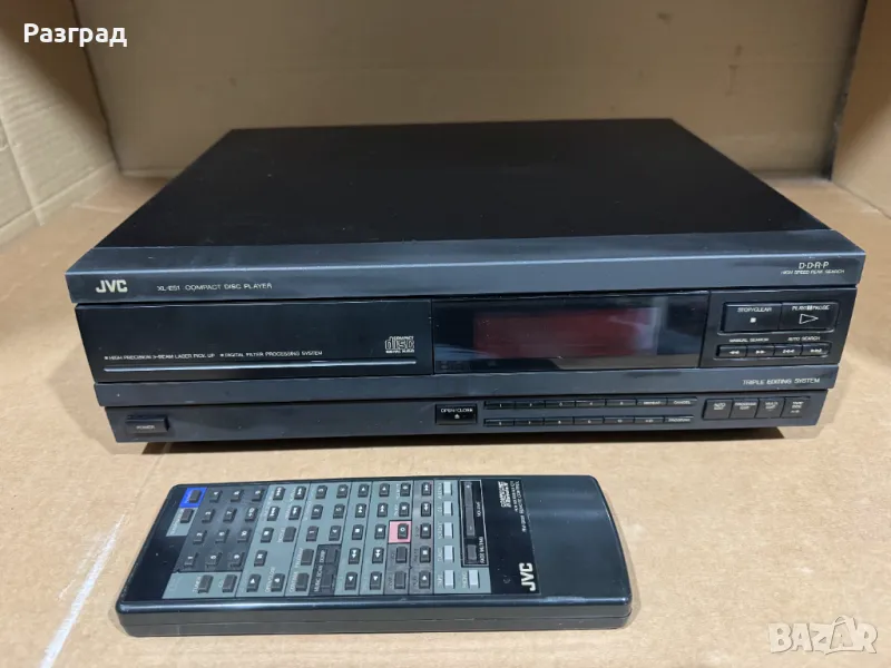  СД плейър JVC XL-E51BK с дистанционно , снимка 1