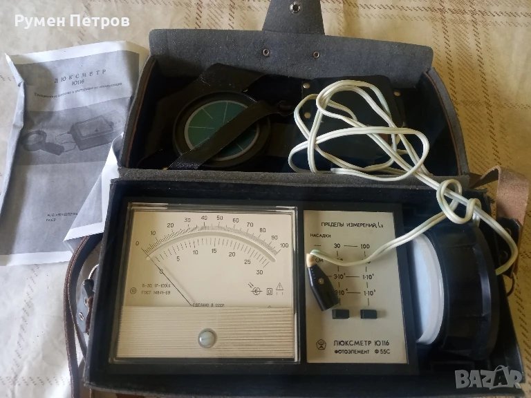 Люксметър М116, СССР, отличен. , снимка 1