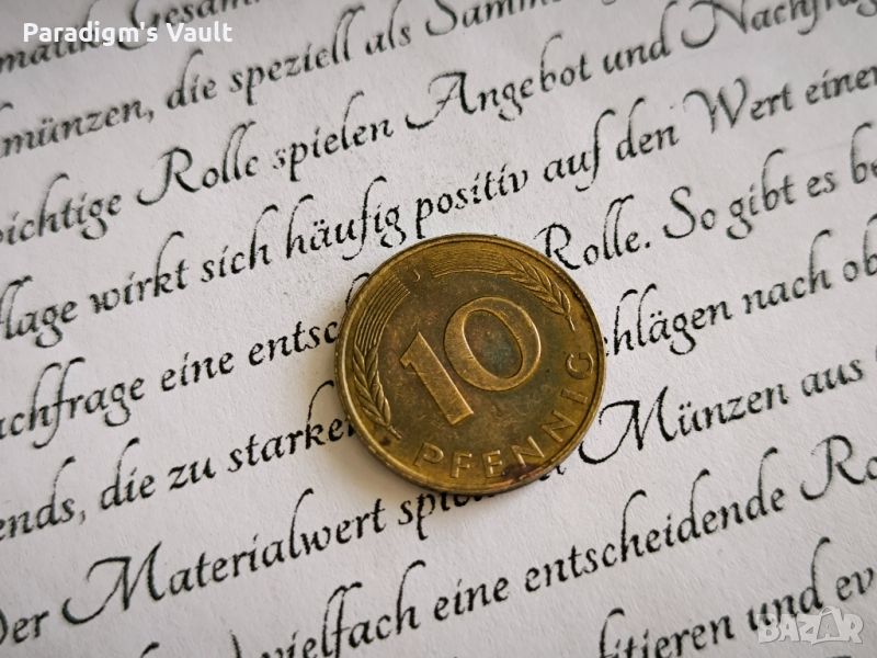 Монета - Германия - 10 пфенига | 1984г.; серия J, снимка 1