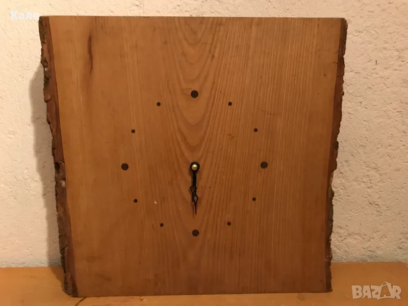 Старинен дървен стенен часовник, снимка 1