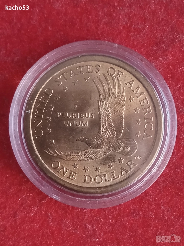 1 долар 2000 г. - D , САЩ, снимка 1