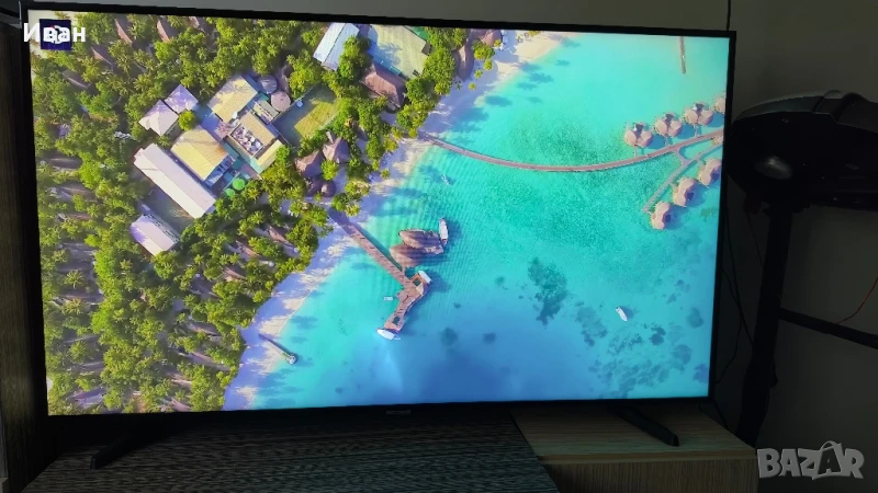 Samsung 55” 4K Smart TV – с леко петно, напълно работещ, снимка 1
