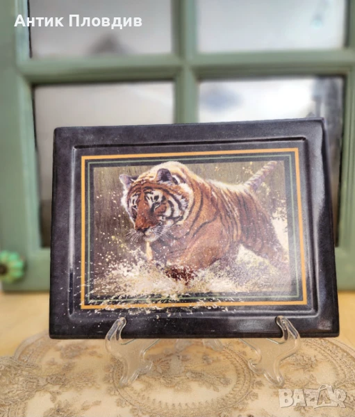 Керамична чиния „River Run“ – John Seerey-Lester, The Bradford Exchange (1999), снимка 1