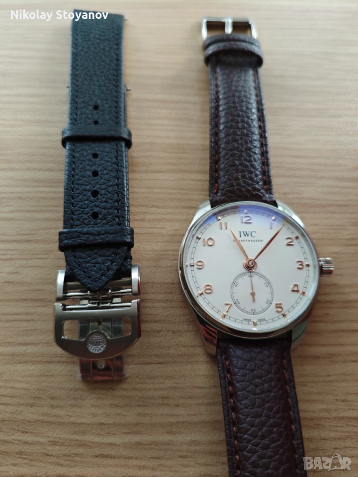 IWC portugieser каишка 20мм, снимка 1