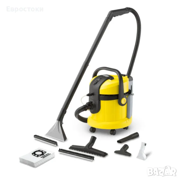 Перящата смукачка Karcher SE 4002 (машина за спрей-екстракция) почиства дълбоко в основата на влакна, снимка 1