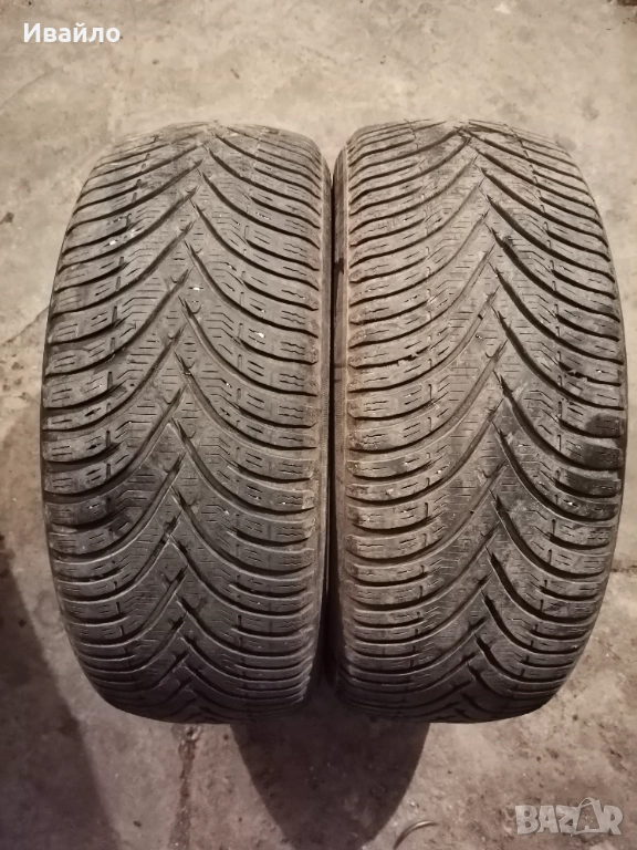 Продавам 2 броя зимни гуми 205.55.16 на 1 сезон дот 2019 Kleber , снимка 1
