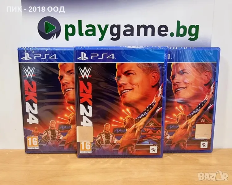 Чисто нова игра WWE 2K24 за PS4, снимка 1