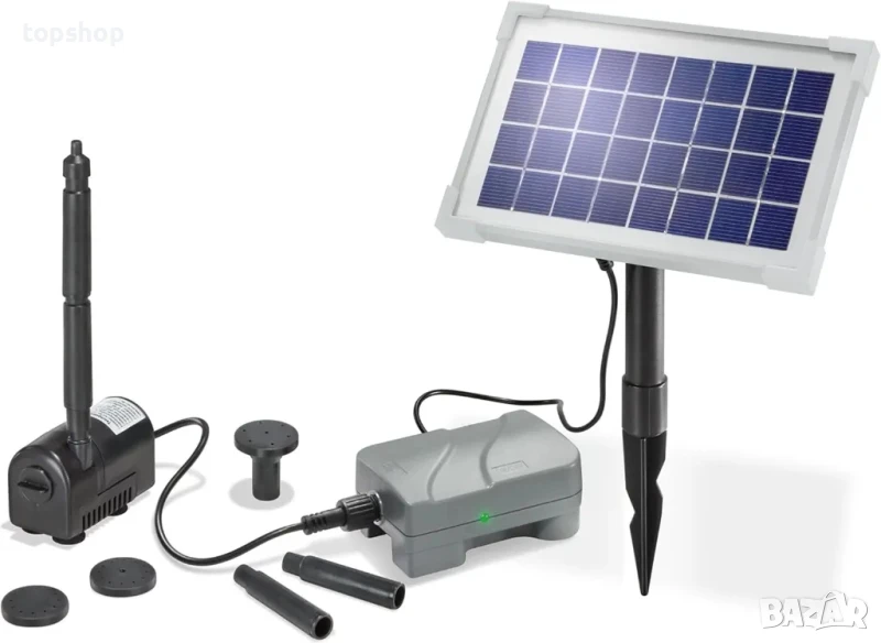 Соларен фонтан Esotec СОЛАРНА ПОМПЕНА СИСТЕМА RIMINI PLUS, снимка 1