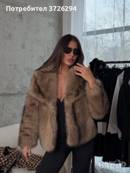 ✨ Супер меко палто с естествен ефект  , снимка 1