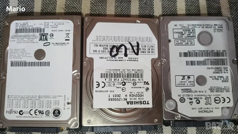 HDD 2.5 за лаптоп 3 броя, 320 GB+120GB+80GB, снимка 1