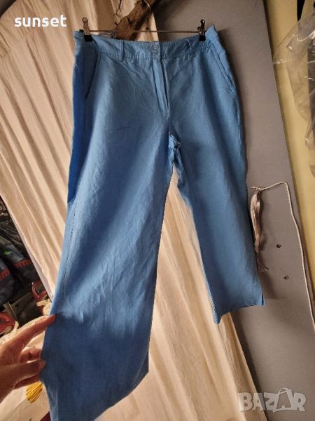 ЛЕНЕН син панталон- 46/48 размер , снимка 1