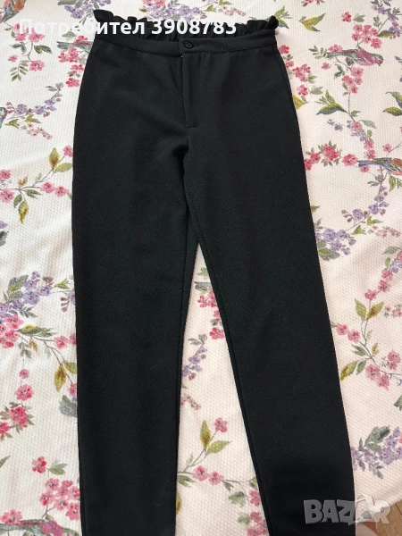 Дамски черен панталон, снимка 1