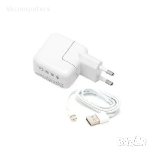 Зарядно за лаптоп Apple - 12W 5.2V 2.4A USB Power Adapter Charger For - iPad / iPhOne / iPod, снимка 1