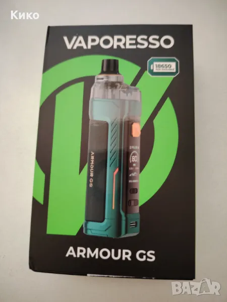 Продавам Vaporesso GS DL mod със сменяема батерия, снимка 1