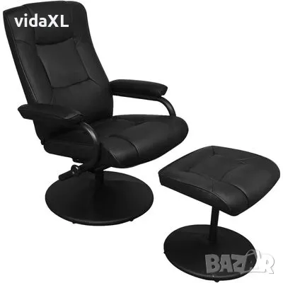 vidaXL ТВ фотьойл с табуретка за крака（SKU:241535, снимка 1