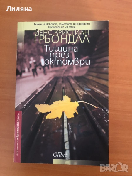 Тишина през октомври - Йенс Кристиан Грьондал, снимка 1