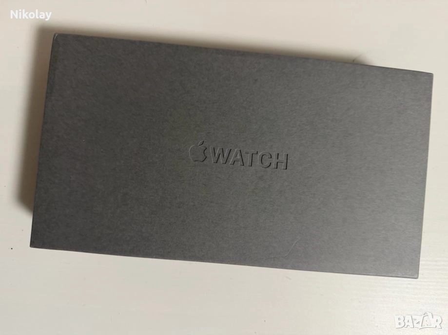 НОВ!!! APPLE WATCH ULTRA3 49 BLACK Ti Black Ocean Band (A3281), снимка 1