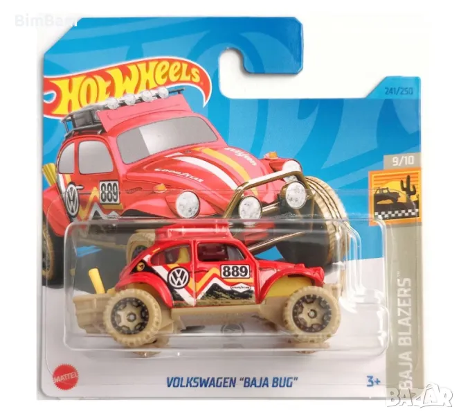 Оригинална колекционерска количка Hot Wheels Volkswagen "Baja Bug", снимка 1