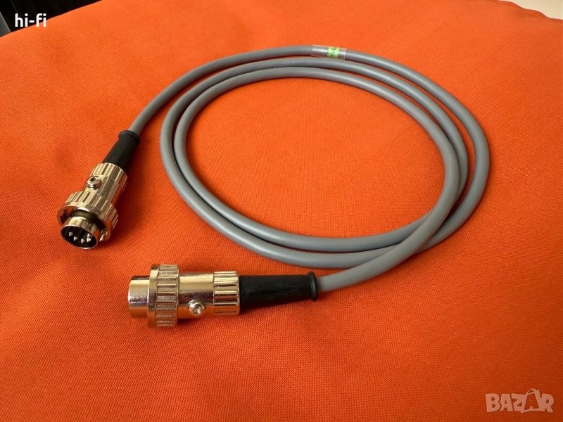 Naim Grey Interconnect Cable 5 Pin to 5 Pin DIN (180 Degree) Аудио кабел, снимка 1