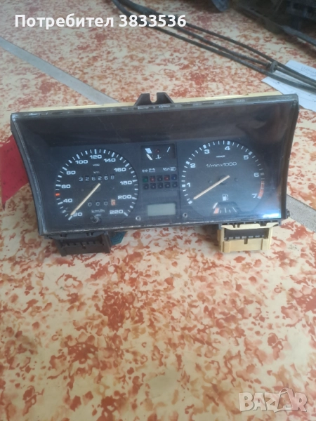 2буксов скоростомер със обортомер/ километражен уред за VW Golf / Jetta mk2 Бензин/, снимка 1