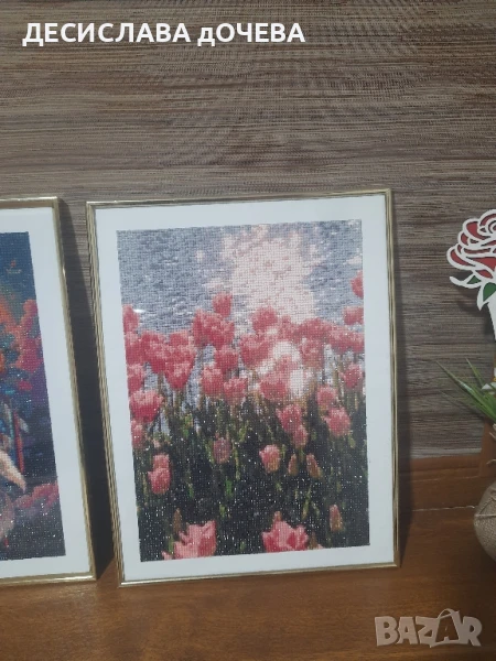 диамантен гоблен с рамка , снимка 1