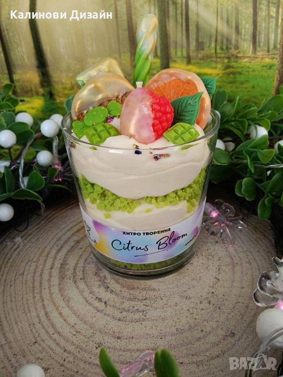 Соева свещ "Citrus Bloom", снимка 1
