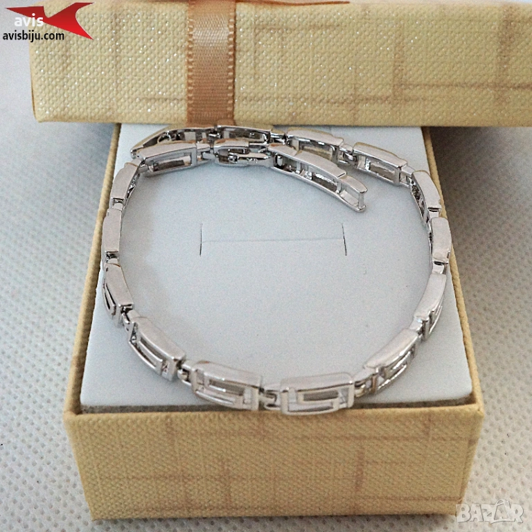 Гривна с платинено покритие 231089, снимка 1