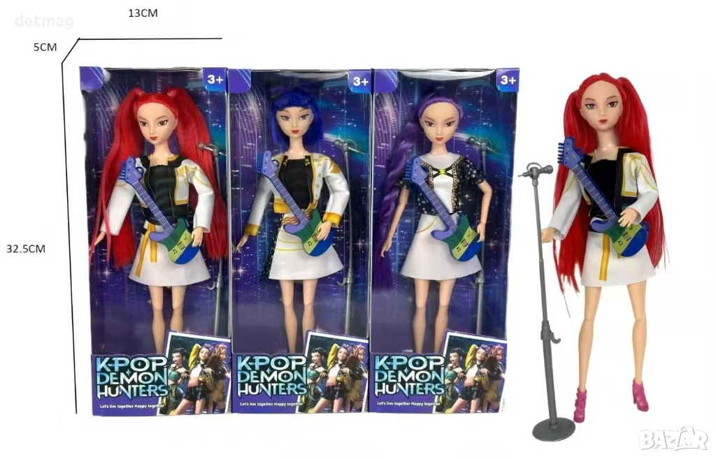 K-POP DEMON HUNTERS КУКЛИ  30СМ. K POP Магазин DARENLAND , снимка 1