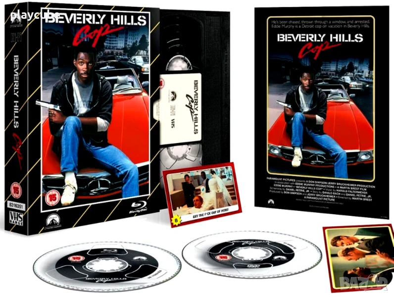 Beverly Hills Cop - Blu-Ray + DVD Limited Edition VHS collection (2 диска), снимка 1