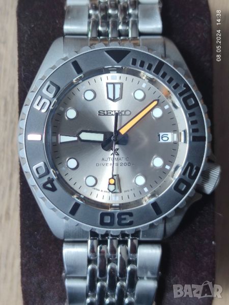 Часовник Seiko SKX007 mod metallic dial, снимка 1