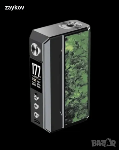 Voopoo Drag 4 177W Mod Gun Metal Forest Green

, снимка 1