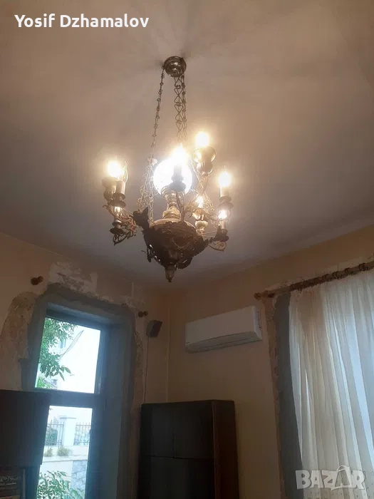 Продавам старинен полилей, снимка 1