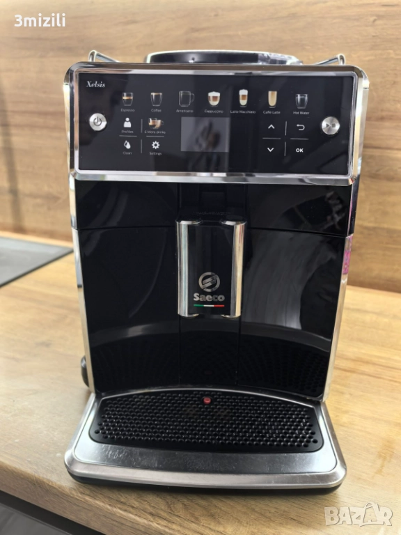 Saeco Xelsis - пиано черно (SM7580/00) , внос от Австрия , с БГ меню, снимка 1