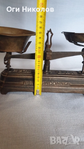 Антична чугунена везна тип "Робервал", снимка 8 - Антикварни и старинни предмети - 51708615