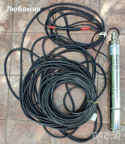 Продавам потопяема помпа GMAX 3EGDa-370 с кабел 49 метра., снимка 1 - Градинска техника - 46416330