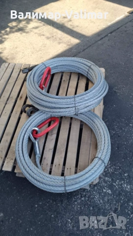 Стоманени въжета за лебедки, кранове, машини, лифтове, снимка 6 - Други машини и части - 53569393