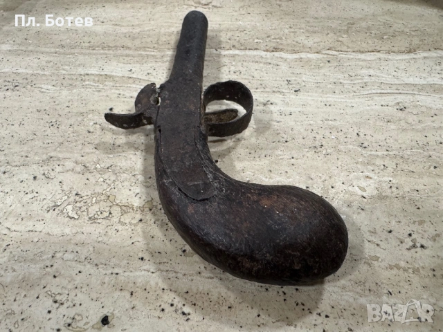 Стар капсулен пистолет, снимка 5 - Антикварни и старинни предмети - 53275799