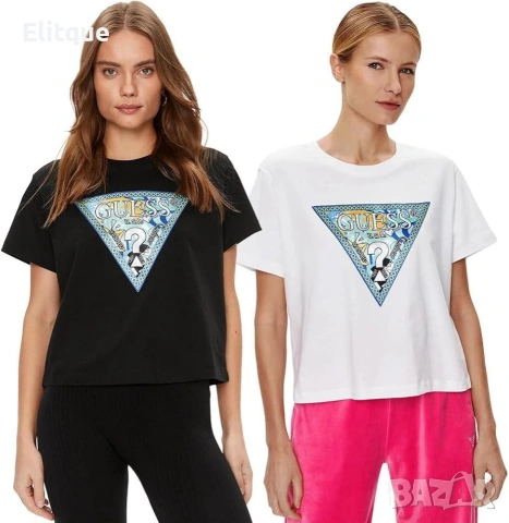 памучни тениски calvin klein guess , снимка 5 - Тениски - 53282293