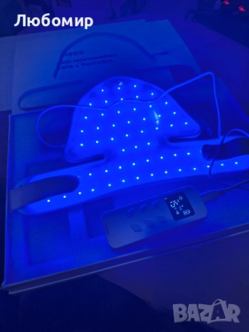 LED маска за светлинна терапия за шия и деколте , снимка 9 - Други - 53118803