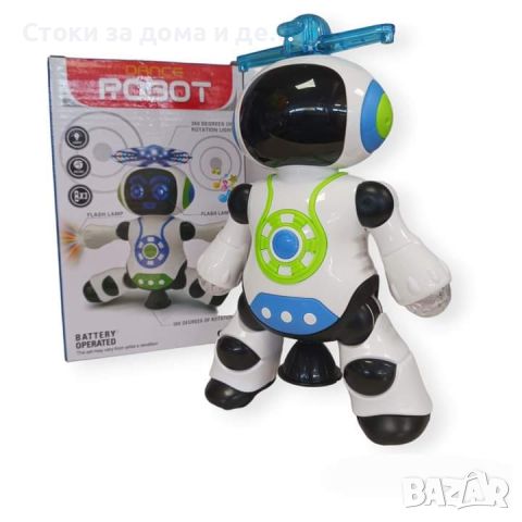 ✨Танцуващ робот с 3D светлини  , снимка 1 - Музикални играчки - 45989552
