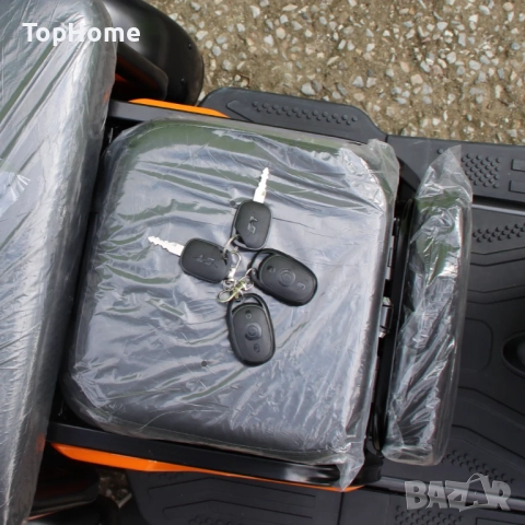 Електрическа Триместна Триколка X1 1500W/48V/12Ah - ЗЕЛЕНА, снимка 7 - Мотоциклети и мототехника - 41138220